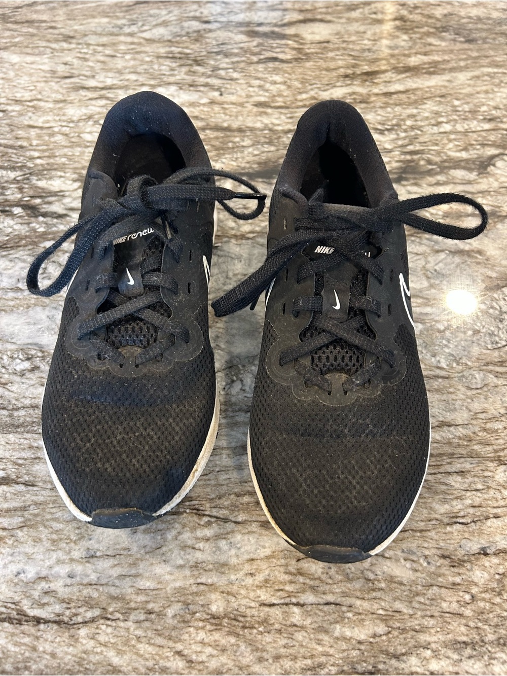 Nike Renew Women's Black Mesh Training Sneakers